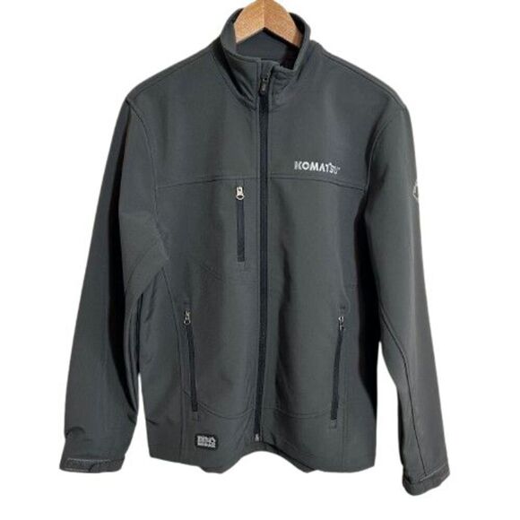DRI DUCK Other - Dri-Duck Motion Softshell Jacket Men’s S Gray Water Resistant Microfleece DDX